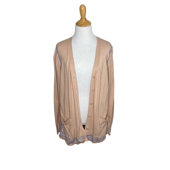 Cabi Lucy Blush Pink Cardigan Style 5288  Button Front with Pockets Size Medium - Picture 1 of 7